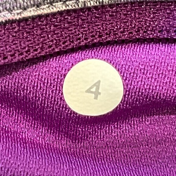 Lululemon Wunder Train Rushed Full Length Tights Leggings Lavender & Pink EUC  4 - Picture 8 of 8